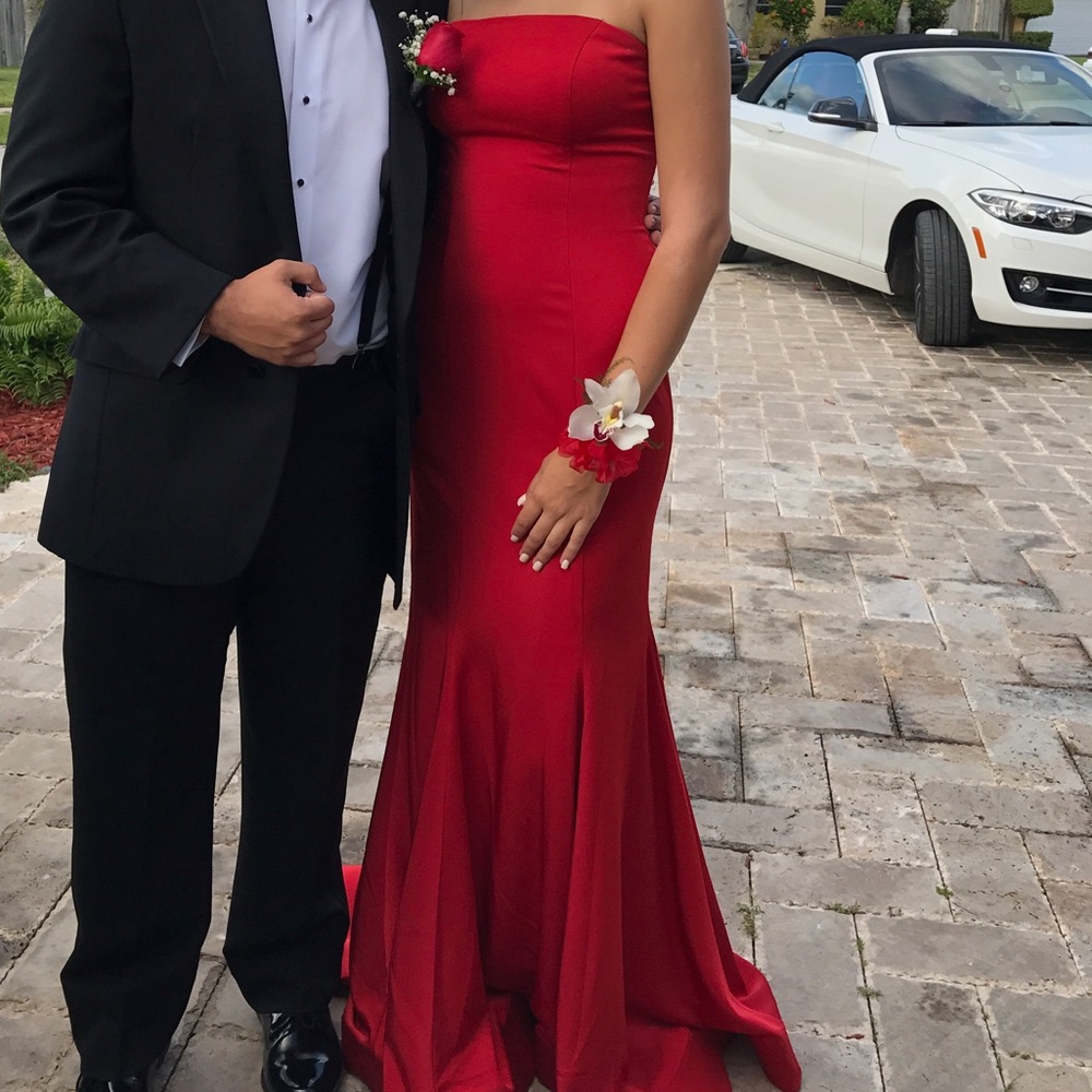 Red Long Dress / Prom Dress